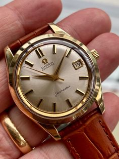 Vintage Omega Watches, Engagement Watch, Omega Watch Vintage, Omega Seamaster Automatic, Vintage Omega, Old Watches, Omega Speedmaster