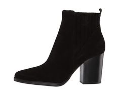 Marc Fisher LTD Alva | Zappos.com Chic Chelsea Boots With Sculpted Heel For Fall, Elegant Suede Chelsea Boots For Fall, Chic Booties With Stacked Heel For Work, Chic Pointed Toe Suede Chelsea Boots, Chic Suede Chelsea Ankle Boots, Chic Suede Chelsea Boots With Pointed Toe, Chic Fall Chelsea Boots With Block Heel, Formal Chelsea Boots With Stacked Heel For Fall, Modern Chelsea Boots With Stacked Heel For Fall