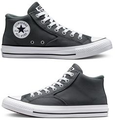 Converse Chuck Taylor Leather, Converse Hightop, Black Chuck Taylors, Black Chucks, Converse Jack Purcell, Converse Red, All Star Shoes, Oxford Sneakers, New Converse