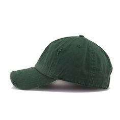 This classic, darker shade of green will always have a place in any wardrobe. Made from durable cotton with pinpoint distressing to give it a vintage flair, which we highly recommend in the dad hat style. We’ve searched high and low for the best premium basics in the country and this is it. High in quality at the right price. This dad hat sacrifices nothing. A favorite at Hat Heaven headquarters for a myriad of reasons, we can’t sing enough praises about these dad hats. Hat Material: 100% Cotton Basic Hat With Curved Brim, Basic Solid Color Hat With Curved Brim, Basic Solid Hat With Curved Brim, Green Curved Brim Dad Hat For Outdoor, Basic Solid Color Dad Hat One Size Fits Most, Green Cotton Cap, Green Cotton Cap Hat, Green Snapback Dad Hat For Outdoor, Green Curved Visor Hat For Outdoor