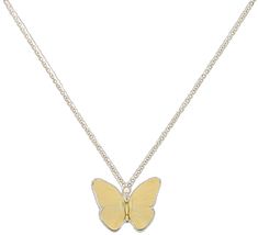 Gold Butterfly Engraved Jewelry, Gold Butterfly Charm Pendant Necklace, Gold Pendant Necklace With Butterfly Charm, Gold Butterfly Charm Necklace With Delicate Chain, Gold Butterfly Pendant Necklace With Delicate Chain, Gold Sterling Silver Necklace With Butterfly Charm, Gold Sterling Silver Butterfly Necklace With Delicate Chain, Sterling Silver Gold Butterfly Necklace With Delicate Chain, Gold Butterfly Necklace In Sterling Silver