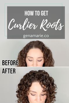 Curly Hair Routines – Gena Marie Parts For Curly Hair, How To Get Lift In Crown Of Curly Hair, How To Style Semi Curly Hair, How To Apply Product To Curly Hair, How To Grow Out Curly Bangs, Root Lift For Curly Hair, How To Brush Hair, How To Make Curly Hair Curlier, How To Make Hair Curlier