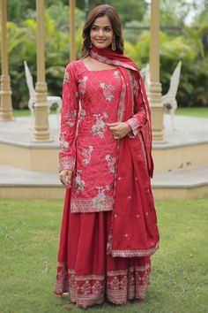 Maroon Chinnon Readymade Sarara Kameez Suit Indo Western Outfits, Jodhpuri Suits, Anarkali Dresses, Accessories Indian, Mens Kurta, Kurta Pyjama, Lehenga Style, Ghagra Choli, Bridal Lehenga Choli