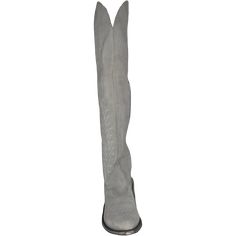 Style number: LB-7129179F. Light grey leather foot and upper. White western stitched embroidery on foot and upper. Fringe accent on the sides. Interior half zippers. Leather lining. Tall silhouette. Round pointed toe. 22 inch shaft height. 2.5 inch heel height .​ Ariat Cruisers, Boots Store, Summer Work, 5 Inch Heels, Tall Boots, Grey Leather, Womens Slippers, Belt Buckles, Embroidery Stitches