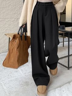 DETAILS
Composition: 70% Cotton, 30% Polyester
Design: Plain
Style: Casual
Thickness: Regular
Sheer: No
Material: Woven Fabric
Occasion: Leisure, Work High Waist Office Pants, Baggy Trousers Women, Bohemian Jewels, Apartment View, Tank Outfit, Dresses Classy, Plain Style, Long Midi Dress, Winter 2022