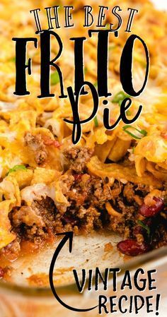 the best frito pie vintage recipe