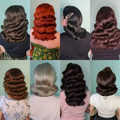 1950’s Hairstyles, Roller Set Hairstyles, Hairstyle Ideas Easy