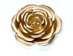 Valentino Garavani Couture Rose Flower Brooch Rose Flower Jewellery, Rose Tiara, Valentino Jewelry, Rose Brooch, Flower Cup, Gold Brooch, Copper Rose, India Jewelry, Gold Brooches