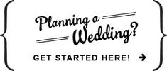 a sign that says planning a wedding? get started here