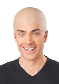 PRICES MAY VARY. Seamless Transformation: Achieve a realistic and seamless bald look with our 100% molded latex bald cap, designed for authenticity and comfort. Sturdy Design: The cap features a sturdy construction with a shiny interior and matte exterior, ensuring durability for multiple uses. Universal Fit: Designed to fit most adults, this bald cap is versatile for various costume ideas, from grandpa transformations to theatrical performances. Unisex Appeal: Embrace the unisex design that cat Tyler Core, Brown Characters, Bald Caps, Play Script, Bald Look, Bald Cap, Fun Costumes, Bald Patches, Going Bald