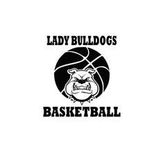 the logo for lady bulldogs basketball