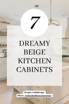 If you’re looking for beige kitchen cabinet color ideas, then you’ve come to the right place. This post is all about the most gorgeous beige paint colors for your kitchen that you’ll love. Paint Bottom Kitchen Cabinets, Cream Kitchen Island Ideas, Neutral Paint For Kitchen, Bone Colored Kitchen Cabinets, Best Off White Kitchen Cabinet Paint Colors, Kitchen Remodel Beige Cabinets, Popular Beige Cabinet Colors, White And Beige Kitchens, Greige Painted Kitchen Cabinets