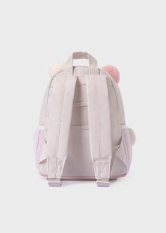 This Mayoral Bear Backpack is the perfect way to store your child's essentials. It features a zipper closure and two side pockets, as well as a transparent pocket on the back for holding identification cards. also perfect for a lil one to carry all of their favorite belongings to granny's house! Cute Nylon Backpack For Students, Cute Nylon Student Backpack, Playful Nylon Bags For Back To School, Cute Nylon Backpack For Study, Playful Nylon Backpack, Cute Nylon Standard Backpack, Playful Nylon School Bag, Cute Nylon Rectangular Backpack, Cute Rectangular Nylon Backpack