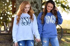 SALE Monogrammed Sweatshirt Monogram Sweater Crewneck - Etsy Dior Wedding, Monogrammed Sweatshirt, Monogram Sweater, Bridesmaid Gifts Unique, Personalized Sweater, Unique Bridesmaid, Monogram Sweatshirt, Crewneck Sweatshirt Women, Wonderland Wedding