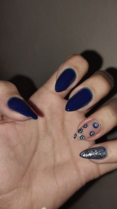 Diva Nails, Perfect Nails, Just Girl Things, Art Tips, Blue Nails, How To Do Nails, Simple Nails