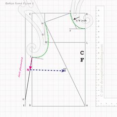 a diagram showing the direction of an object in front of a line that is perpendicular to the