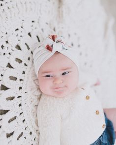 Floral baby turban | floral top knot turban Top Knots, Floral Baby