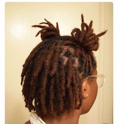 Very Short Loc Styles For Women, Baby Locs Styles, Styling Short Locs, Short Locks Hairstyle, Loc Styles For Short Locs, Braided Hairstyles With Weave, Short Hair Locs, Short Locs Hairstyles Starter