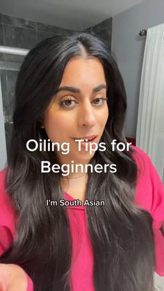 Hair Care Tips For Growth Indian, How Do You Get Thicker Hair, Daily Hair Oiling, Asian Hair Routine, Hair Oiling For Beginners, How To Properly Oil Your Hair, Hair Care Tips For Thick Hair, Diy Thicker Hair Remedies, How To Oil Hair Properly