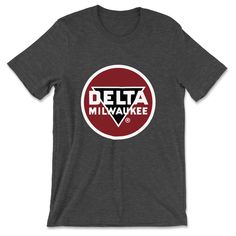 Printed on top-notch Bella + Canvas shirts -- their classic crew-neck short-sleeved jersey. Red T, Nov 6, Summer Tshirts, White T, Milwaukee, Santa Fe, Bella Canvas, Cotton Tshirt, Springs