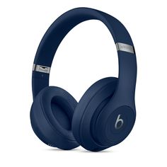 the beats on ear headphones are blue