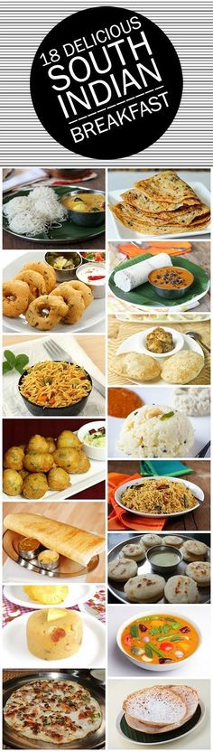 18 Delicious South Indian Breakfast Recipes You Must Try | A lot of these are naturally gluten-free! Indian Crepe, Indian Breakfast Recipes, South Indian Breakfast Recipes, South Indian Breakfast, South Indian Recipes, Masala Dosa, Dosa Recipe, Thiruvananthapuram, Indian Breakfast