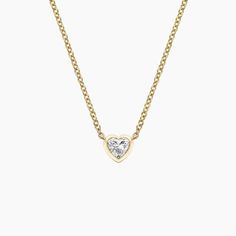 Solitaire Pendant, Bezel Diamond, Gold Heart, Heart Of Gold, Lab Diamonds, Bezel Setting, Pendant Jewelry, Beautiful Jewelry, Timeless Design