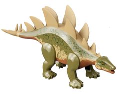 a toy dinosaur is shown on a white background