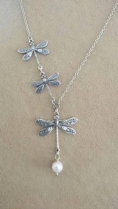 Dragonfly Necklace Anniversary Bride Bridesmaid gift Wedding | Etsy Bead Dragonfly, Silver Dragonfly Necklace, Funky Necklace, Birthday Sister, Dragonfly Jewelry, Dragonfly Necklace, Dope Jewelry, Charm Necklaces, Wedding Etsy