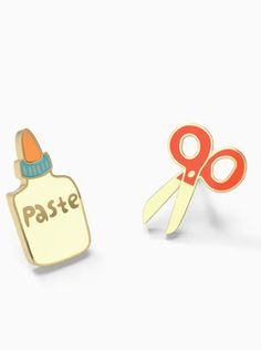 Add a playful touch to your outfit with these Paste & Scissors Earrings. Crafted with 22k gold, these hypoallergenic stud earrings are both stylish and gentle on sensitive skin. A quirky and unique accessory for any occasion! Dear Ava, Candy Club, Athleisure Shoes, Itzy Ritzy, Glass Vials, Studs Earrings, Gift Bundles, Capri Blue, Gift Card Sale