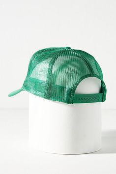 Polyester Spot clean Imported | Locals Only Trucker Hat by Friday Feelin in Green, Women's, Polyester at Anthropologie Locals Only, The Friday, Spot Cleaner, Trucker Hat, Anthropologie, Hats, Green, Quick Saves