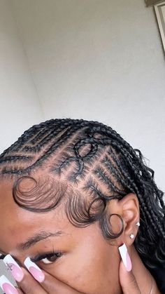 Hairstyles Female, Cotton Candy Hair, Hairstyles For Ladies, Braided Hairstyles For Black Women Cornrows, Trending Hair, Candy Hair, Goddess Braids Hairstyles, Quick Natural Hair Styles, African Hair Braiding Styles