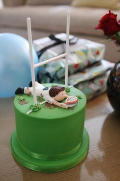 Rugby Birthday Cake - Afternoon Crumbs 60 Cake, Men Cakes, Cricket Cake, Bday Party Kids, 21st Cake