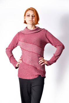 Introducing our Women's Boho Sweater, a smart gypsie and hippie-inspired jumper that brings both style and comfort to your wardrobe. This cozy top is crafted from soft knitted cotton and features an interlock pattern design on the front, adding a unique touch to its bohemian charm. The cowl round neck provides extra warmth and coverage for the neck area, making it ideal for both summer and winter wear. Perfect for festival outfits, trance parties, and casual outings, this versatile pullover jump Thoughtful Gifts For Her, Cozy Tops, Boho Sweater, Classic Clothing, Falmouth, Festive Wear, Winter Sweater, Top Summer, Womens Blouses