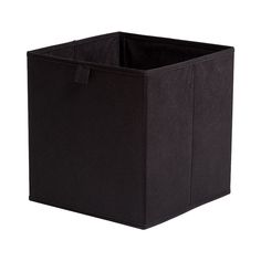 a large black storage box with handles on the front and bottom, for storing items