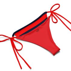 Stay comfortable and beach ready all summer in this FYC String Bikini set. It’s made from soft recycled polyesterwith double-layering and UPF 50+. Style the straps how you like, and get ready to swim! 🏊‍♀️ 🌟 Features: Soft and stretchy material with UPF 50+ protection. Available in sizes up to 4XL. Bikini top comes with removable padding for comfort. Multiple ways to tie and style the bikini set. 🌊 Disclaimer: To make your All-Over Print Recycled String Bikini last longer, thoroughly rinse it Nylon Tie-side Bottom Swimwear For Beachwear, Sporty Tankini For Sunbathing Beach Season, Sporty Tankini For Sunbathing During Beach Season, Nylon Tie-side Bottom Swimwear For Sunbathing, Beachwear Swimwear With Uv Protection And Tie-side Bottom, Nylon Tie-side Swimwear For Beach Season, Uv Protection Swimwear With Tie-side Bottom, Uv Protection Tie-side Swimwear, Adjustable Swimwear For Summer Surfing