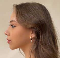 The Essential Earrings | En Route Jewelry Nose Goals, Fernanda Ramirez, 2024 Era, En Route Jewelry, Shaved Hair Designs, Perfect Nose, Cake Face, Pinterest Hair, Hair Stylies