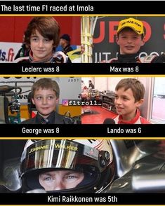 the race drivers in their helmets