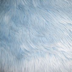 Baby Blue Luxury Long Pile Shaggy Faux Fur Fabric - Fashion Fabrics Los Angeles Blue Luxury, Baby Blue Aesthetic, Light Blue Aesthetic, She Wolf, Textile Company, Fur Fabric, Faux Fur Fabric, Fur Fabrics, Muslin Fabric