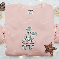 Product detail: Cute Custom Embroidered Crew Neck Hoodie, Cute Embroidered Crew Neck Hoodie, Cute Hooded Tops With Embroidered Logo, Cute Hoodie With Custom Embroidery And Crew Neck, Cute Hooded Top With Embroidered Logo, Cute Embroidered Long Sleeve Hoodie, Cute Hooded Tops With Embroidered Graphics, Pink Hooded Top With Letter Embroidery, Cute Hooded Sweatshirt With Embroidered Graphics