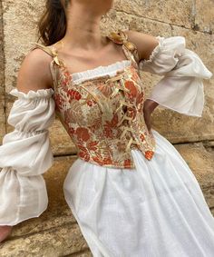 Renfaire Outfit Casual, Female Medieval Outfit, Rennisance Faire Costumes, Renfaire Costume Women, Renassiance Fair Outfits, Ren Faire Aesthetic, Ren Faire Costume Women, Mushroom Corset, Renn Faire Outfit