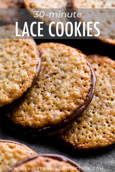 some cookies that are sitting on a table