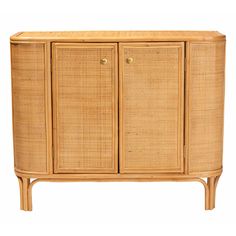 the sideboard is made out of bamboo