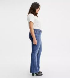 Classic Bootcut Women's Jeans (plus Size) - Medium Wash | Levi's® US Levi's High Rise Relaxed Fit Flare Jeans, Levi's Mid-rise Relaxed Fit Jeans, Levi's Casual Flare Denim Jeans, Levi's Casual Denim Flare Jeans, Casual Levi's Denim Flare Jeans, Retro Relaxed Fit Flare Jeans For Fall, Retro Flare Jeans With Relaxed Fit For Fall, Retro Relaxed Fit Mid-rise Flare Jeans, Retro High Rise Relaxed Fit Flare Jeans