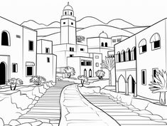 illustration of Moroccan art for kids to color Moroccan Architecture, Moroccan Art, Relaxing Day, Intricate Patterns