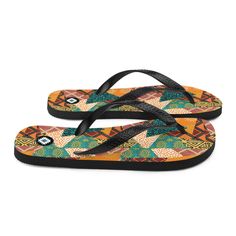 Inspired by the rich and diverse culture of Africa, our African patchwork design flip flops are a unique and stylish addition to your swimwear collection. This flip flops feature a stunning patchwork design that combines vibrant African prints and patterns, creating a bold and colorful look that is sure to turn heads Prepare for an adventurous and carefree summer with a pair of these original slippers. The rubber sole is lined with a soft fabric to make sure you feel comfortable wherever your da Prints And Patterns, African Prints, Us Man, Patchwork Designs, Swimwear Collection, African Print, Soft Fabric, Soft Fabrics, Rubber Sole