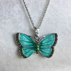 *Bogo Item: Add Two Or More Items With Bogo In The Title And Get One Free* Brand New Boutique Green And Turquoise Butterfly Pendant With Resin And Crystal Rhinestones. Also Comes With 26" Chain. Pendant Measures Approximately 2.25" Wide. So Pretty And Perfect For Dressing Up Or Everyday Wear. Green Rhinestone Necklace Gift, Green Rhinestone Necklace For Gift, Green Necklaces With Rhinestones As Gift, Green Rhinestone Costume Jewelry Necklace As Gift, Turquoise Butterfly, Green And Turquoise, Butterfly Pendant Necklace, Necklace Green, Green Necklace