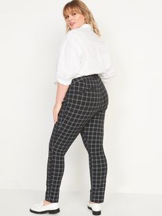 Online exclusive! The Pixie pants you love, now in a more fabulous fit & fabric ✨ Contoured waistband, with double hook-and-bar closure, built-in belt loops and interior stay button.  Zip fly.  Diagonal on-seam hip pockets; decorative welt faux-poc Pixie Pants, Love Now, Petite Size, Black Pants, Harem Pants, Size 16, Old Navy, Full Length, Size 12