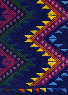 an image of a colorful pattern on fabric