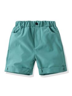 Short Social, Short Infantil, Rolled Hem, Kids Shorts, Boys Clothing, Boy Shorts, Matching Outfits, Baby Boy Outfits